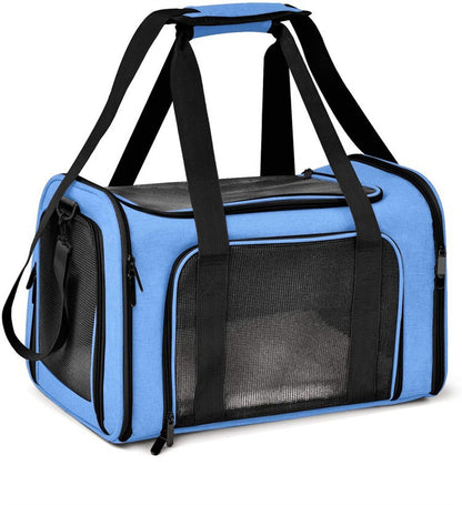 Portable and breathable pet cat and dog carrier