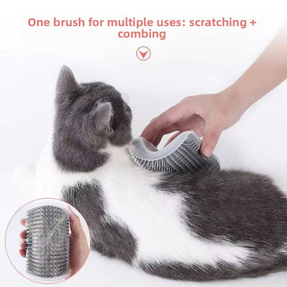 Compact Cat Scratching Board with Massage
