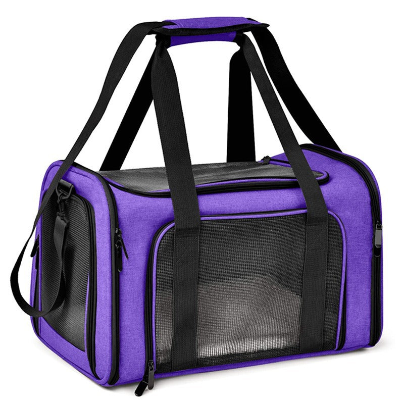 Portable and breathable pet cat and dog carrier