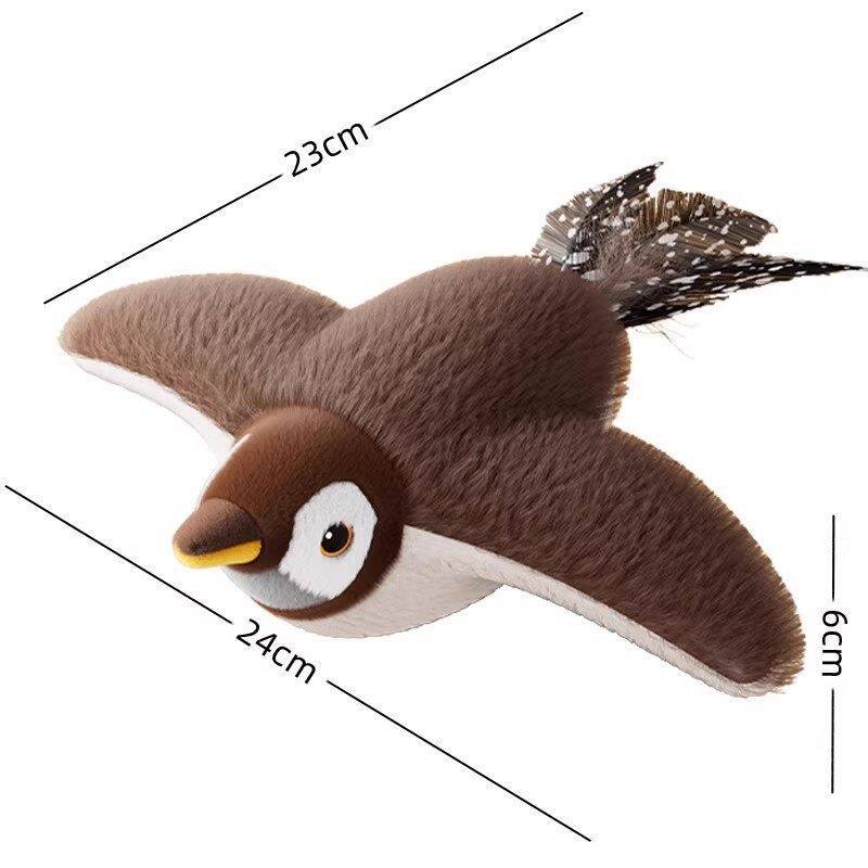 Electric Fluttering Bird Cat Toy with Sound
