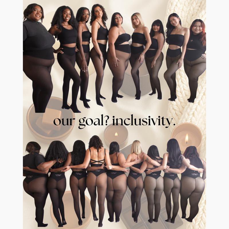 Winter Warm Translucent Stitch Leggings