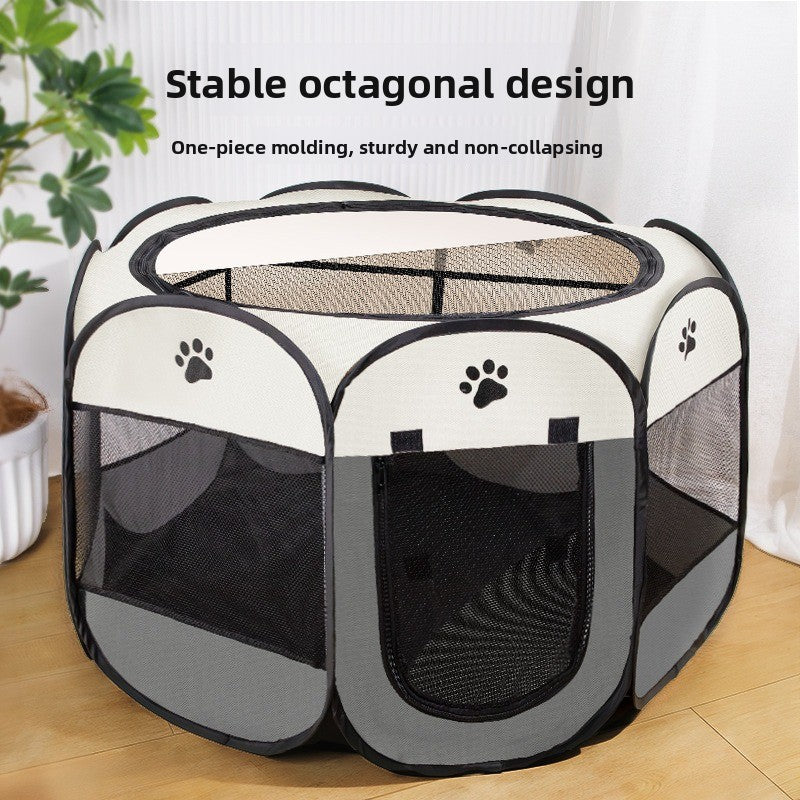 Portable Enclosed Pet Tent for Recovery & Comfort