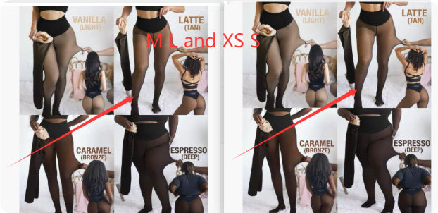 Winter Warm Translucent Stitch Leggings