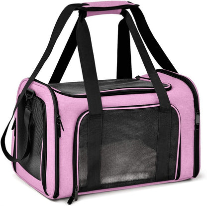 Portable and breathable pet cat and dog carrier