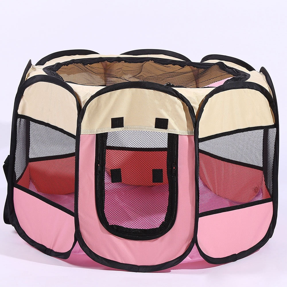Portable Enclosed Pet Tent for Recovery & Comfort