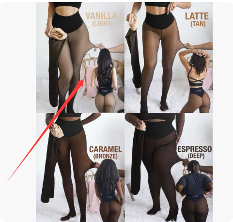 Winter Warm Translucent Stitch Leggings