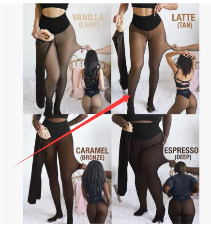 Winter Warm Translucent Stitch Leggings