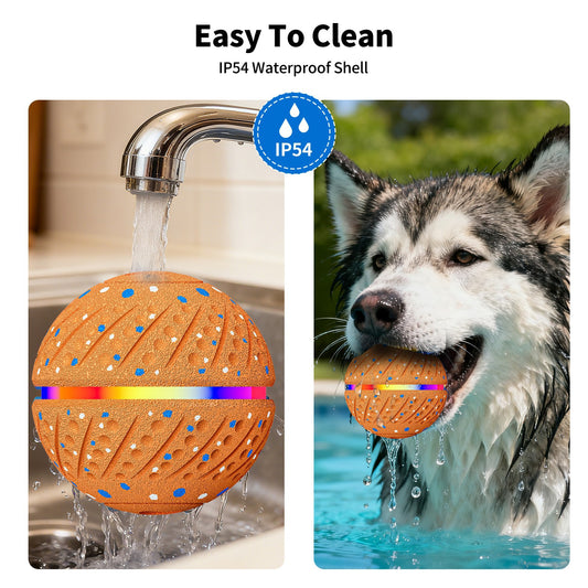 Smart Interactive Pet Ball – Remote Control, Waterproof & Bite-Resistant