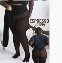 Winter Warm Translucent Stitch Leggings