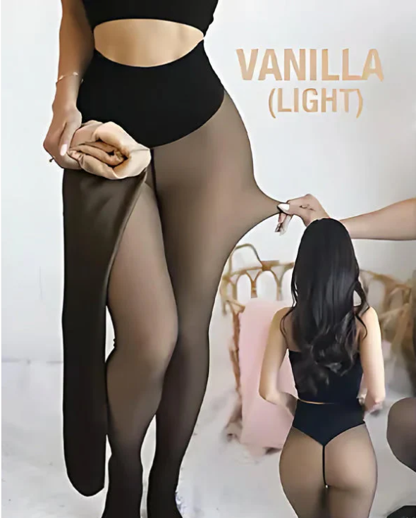 Winter Warm Translucent Stitch Leggings