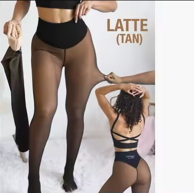 Winter Warm Translucent Stitch Leggings