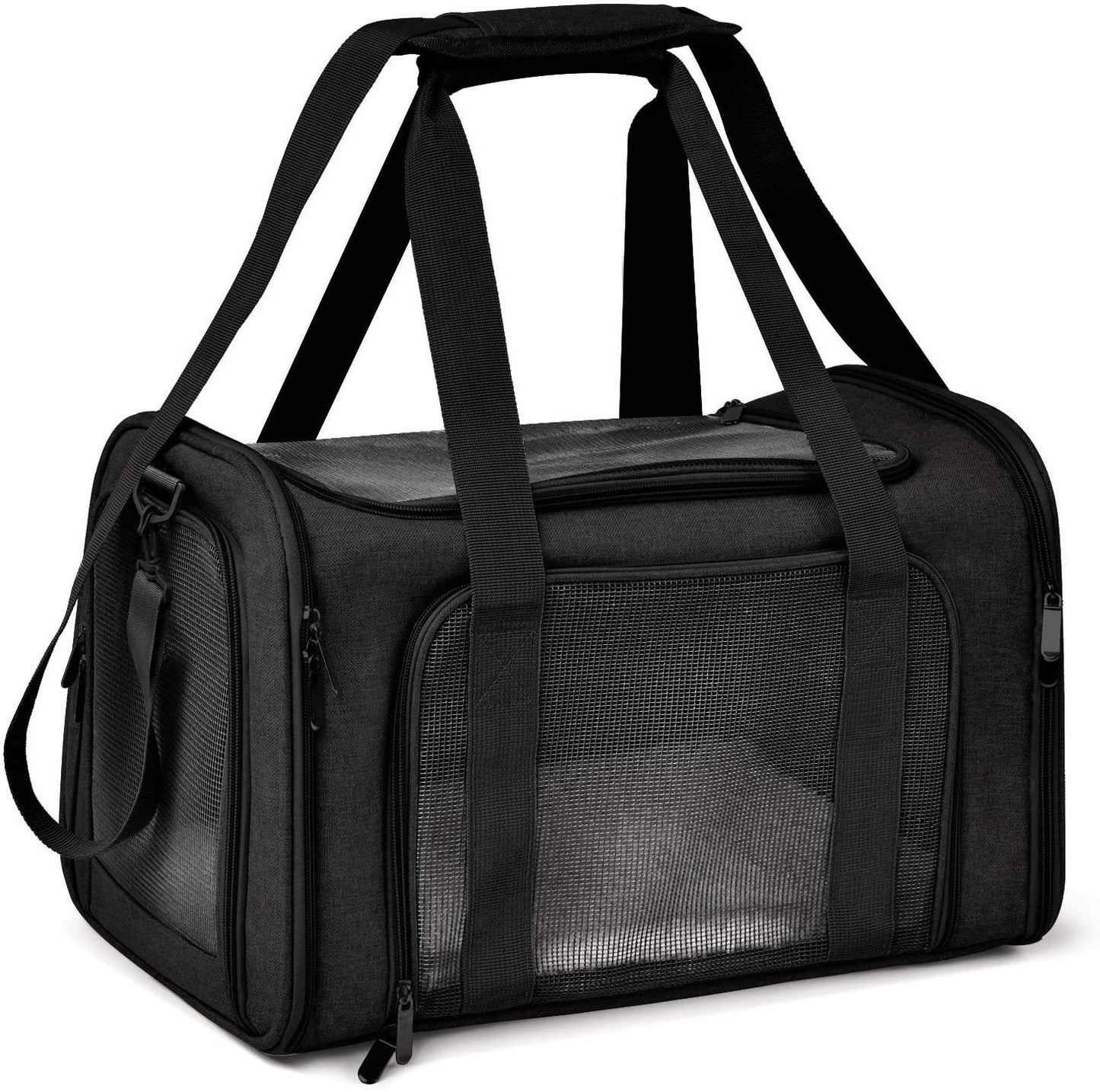 Portable and breathable pet cat and dog carrier