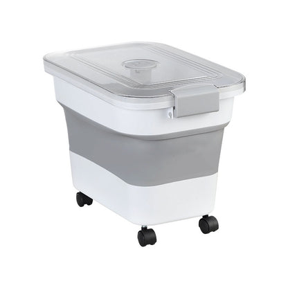 Pet Foldable Dog Food Bucket