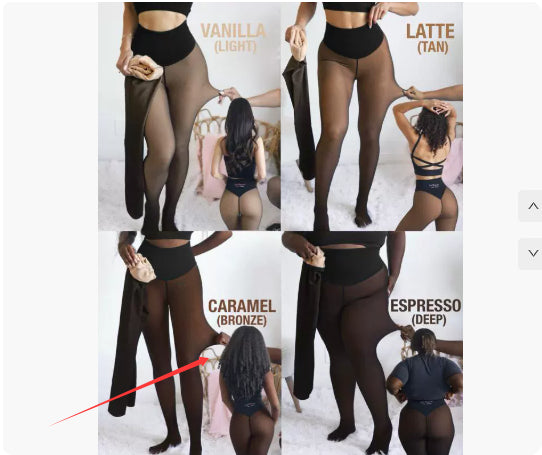 Winter Warm Translucent Stitch Leggings