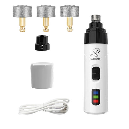 USB Rechargeable Pet Nail Grinder with LED Light