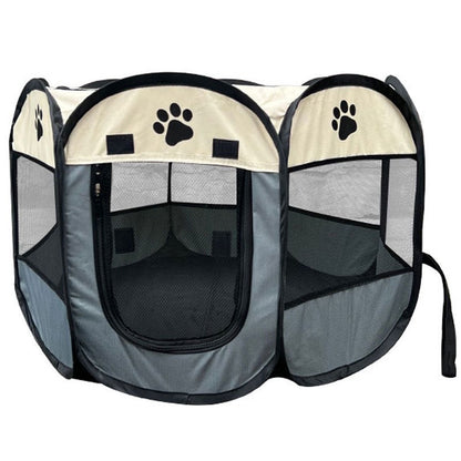 Portable Enclosed Pet Tent for Recovery & Comfort