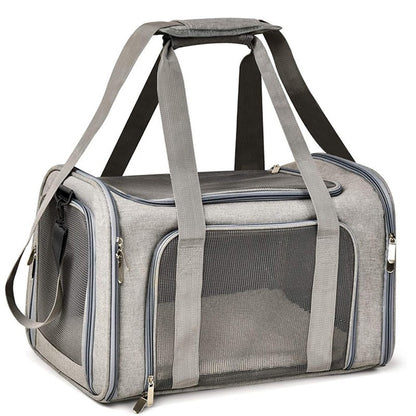 Portable and breathable pet cat and dog carrier