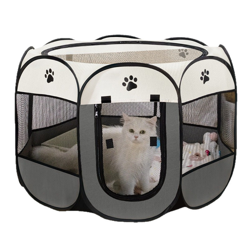 Portable Enclosed Pet Tent for Recovery & Comfort