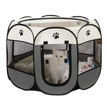 Portable Enclosed Pet Tent for Recovery & Comfort