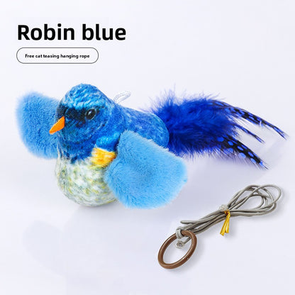 Electric Fluttering Bird Cat Toy with Sound