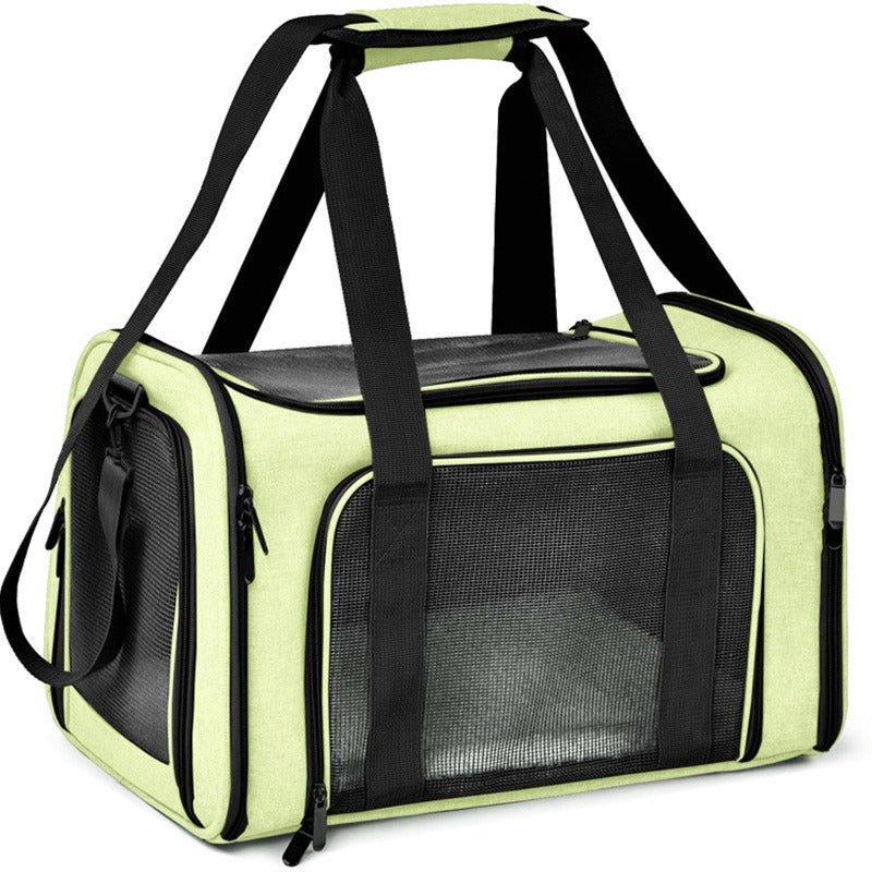 Portable and breathable pet cat and dog carrier