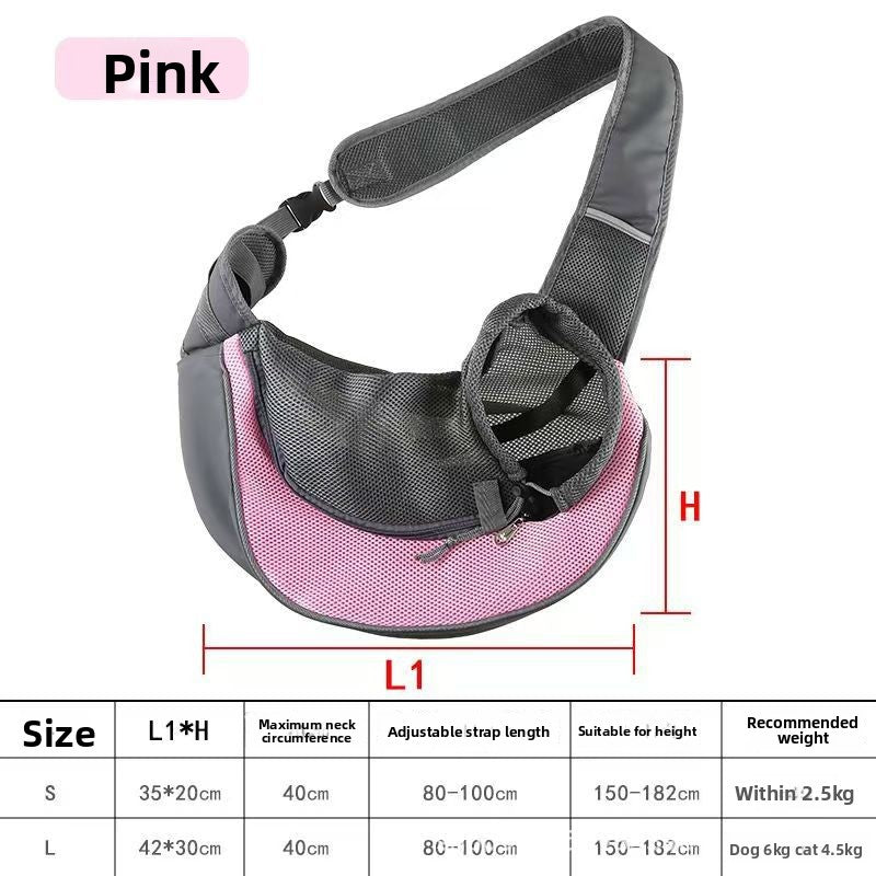 Outgoing Crossbody Pet Bag