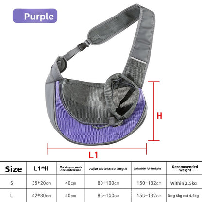 Outgoing Crossbody Pet Bag