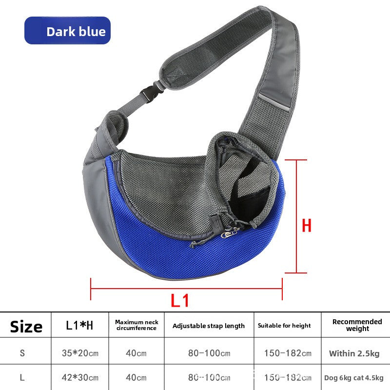 Outgoing Crossbody Pet Bag